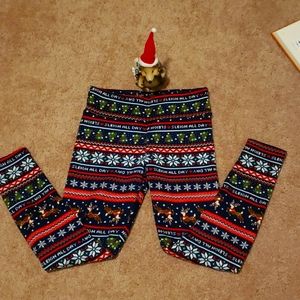 Sleigh All Day Fair Isle Festive Fluffy Pajama Pant